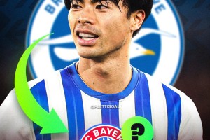 德天空：拜仁已经和三笘薫经纪人会面，他很愿意转投德甲